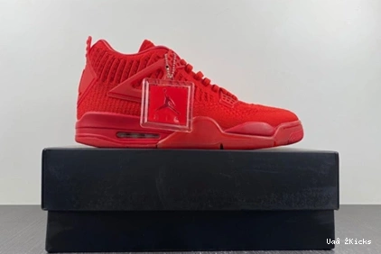 Flyknit Jordan 4 524 AQ3559-600  Red Popular Retro 0618